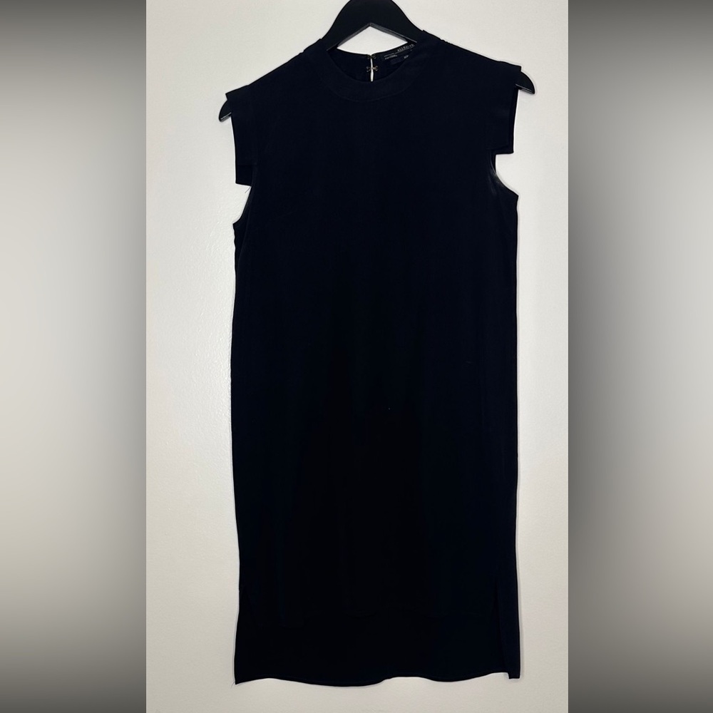 All Saints Black Silk Dress.